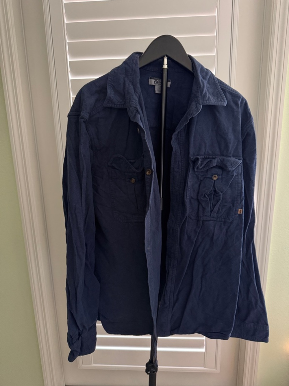 Gander Mountain Navy Corduroy Shirt Jacket